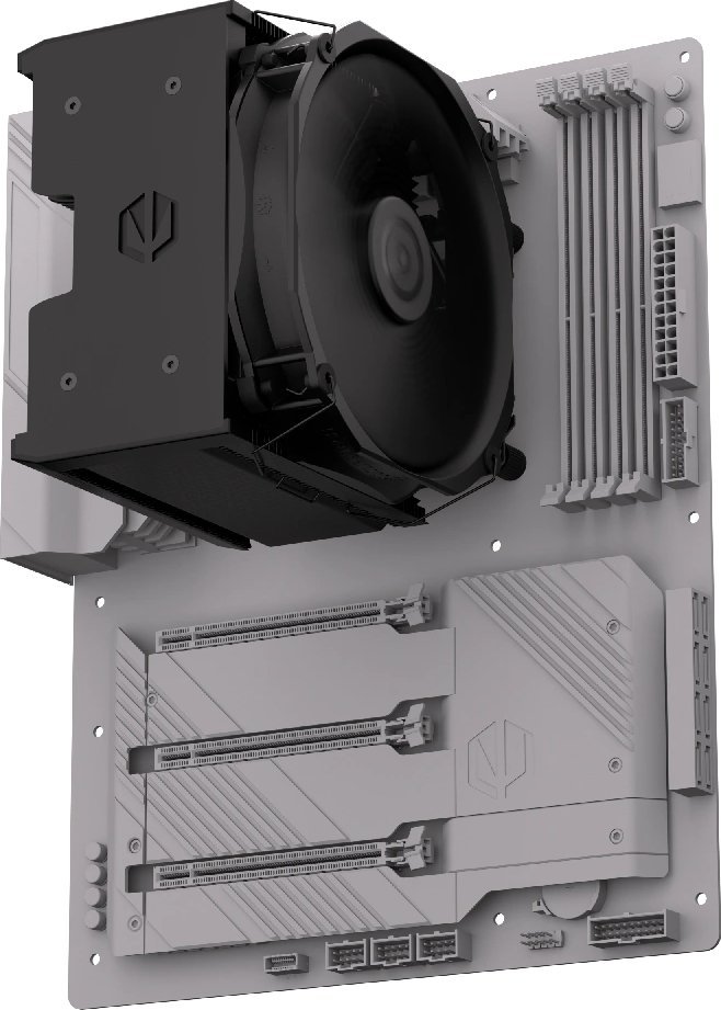 Ftohës për CPU Endorfy Fortis 5 Black, 140mm, i zi