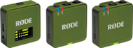 Sistem mikrofoni pa tela RODE Wireless GO Gen 3, 2.4 GHz, me dy transmetues, jeshile e errët