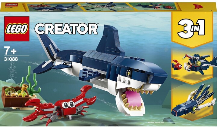 Lodër LEGO Creator 31088 Creatures from the depths of the seas