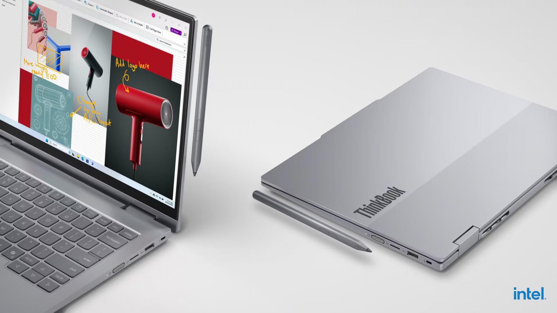 Laptop 2 në 1 Lenovo ThinkBook 14 Gen 5, 14", biznes, gri