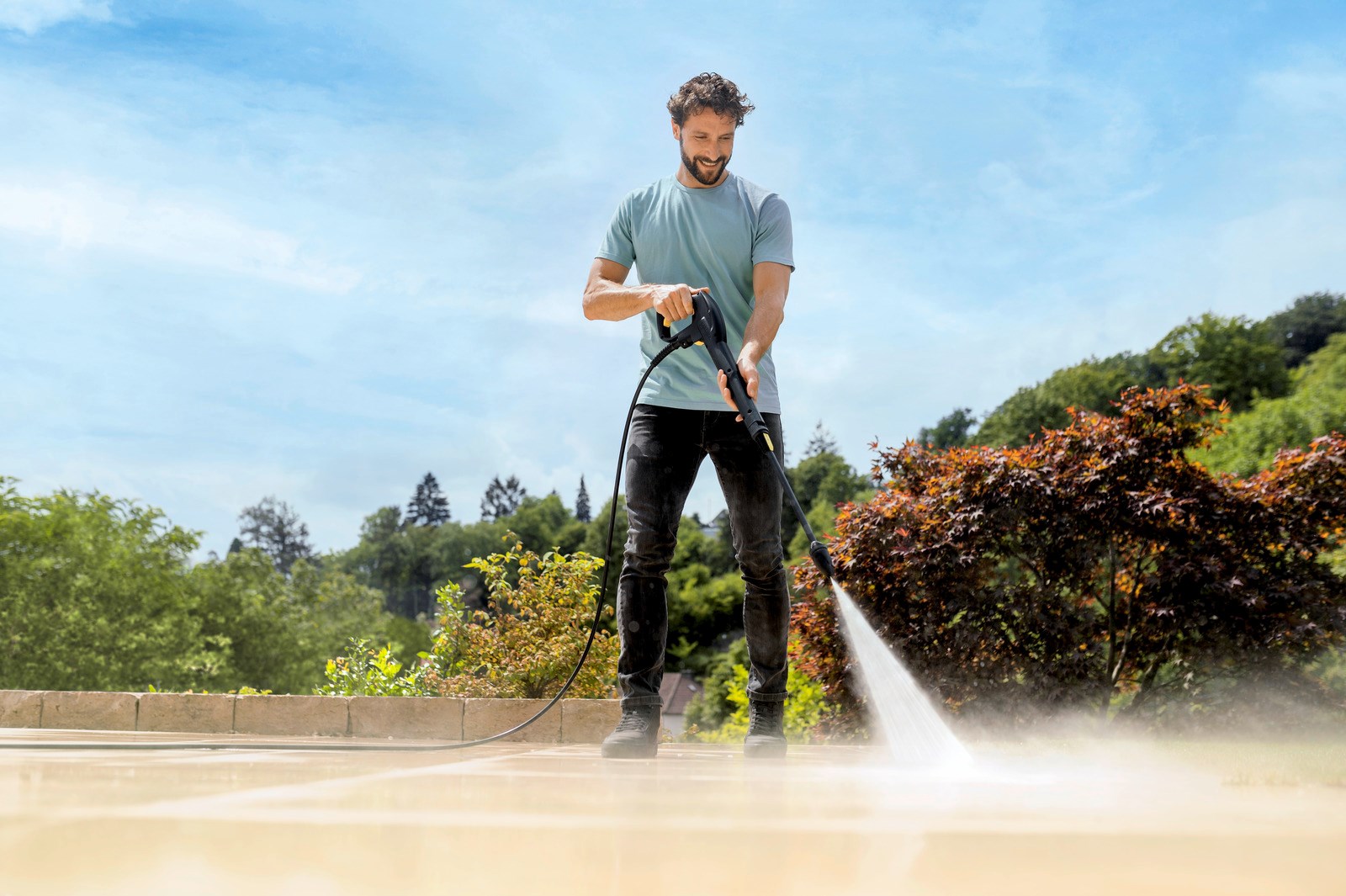 Lavatriçe me presion Karcher K 7 WCM, 3000W, 180 bar, e verdhë