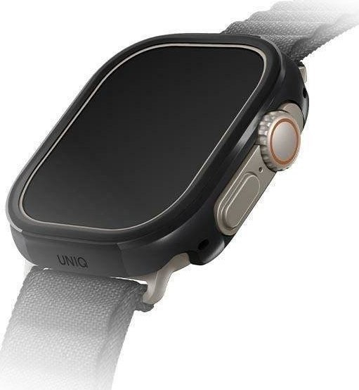 Mbulesë UNIQ Valencia për Apple Watch Ultra 49mm, mbrojtje 360°, e zezë