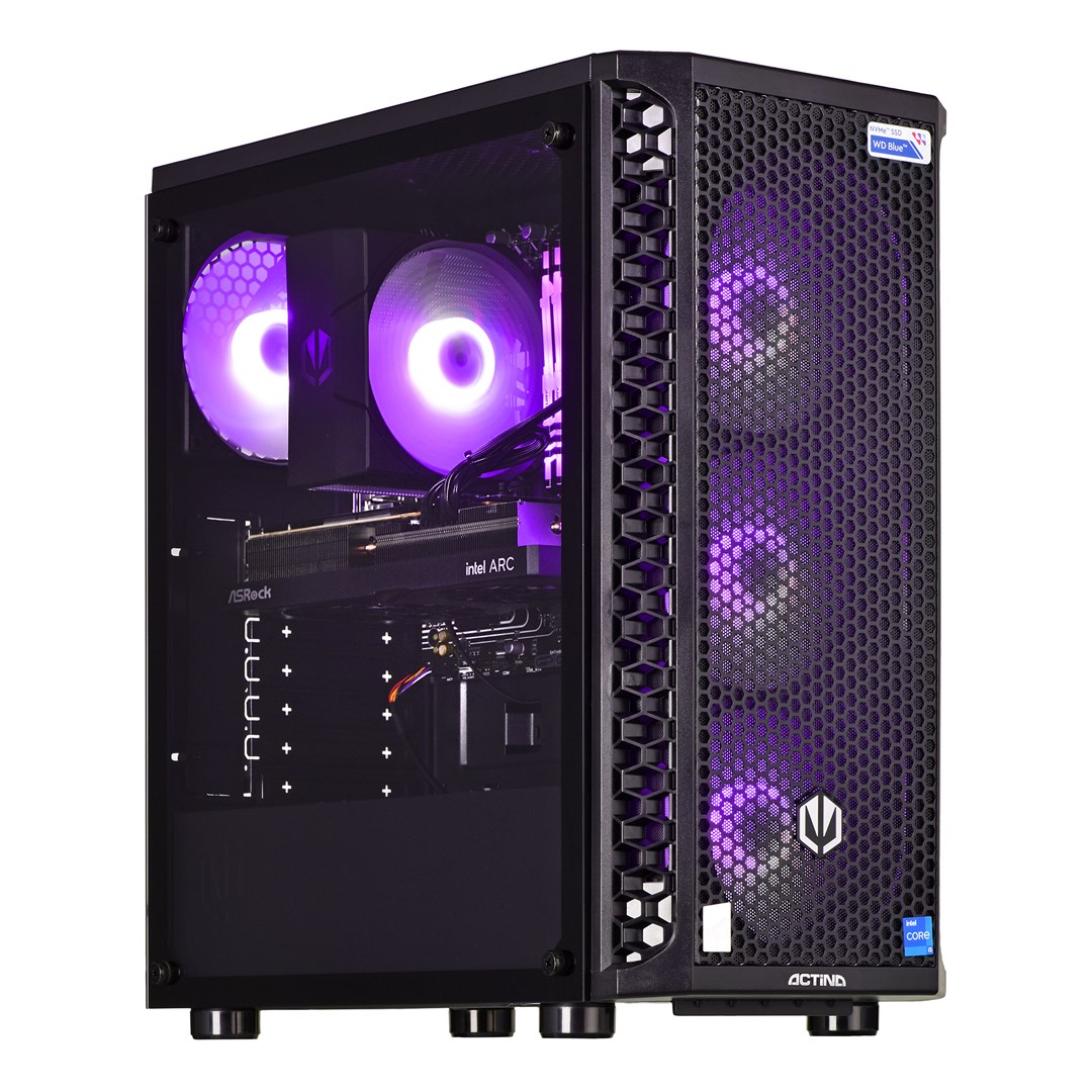 PC gaming Actina, Intel Core i5-13400F, 32GB RAM, 2TB SSD, RTX 4070 SUPER, i zi