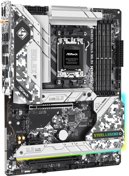 Pllakë amë ASRock X670E STEEL LEGEND - AMD X670