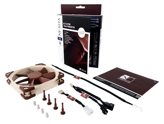 Ftohës Noctua NF-S12A PWM, 12 cm, bronz