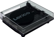 Gramafon Lenco LS-10BK, me altoparlantë të integruar, 33 45 rpm, i zi