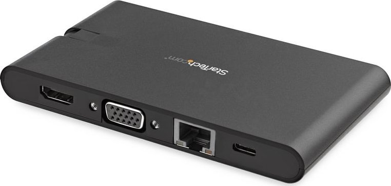 Adaptues multiport USB C StarTech.com, HDMI 4K VGA 1080p, 3x USB 3.0, PD 100W, gri