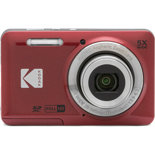 Fotoaparat digjital Kodak Friendly Zoom FZ55, i kuq