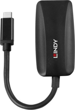 USB адаптер Lindy 43337, USB-C во DisplayPort, 8K, црн