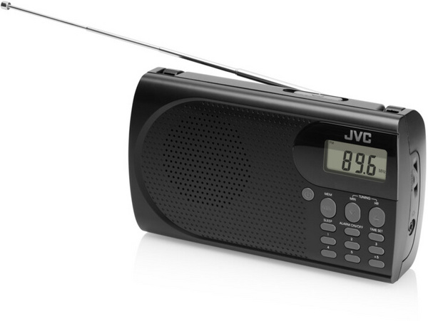 Radio JVC RA-E431B, e zezë