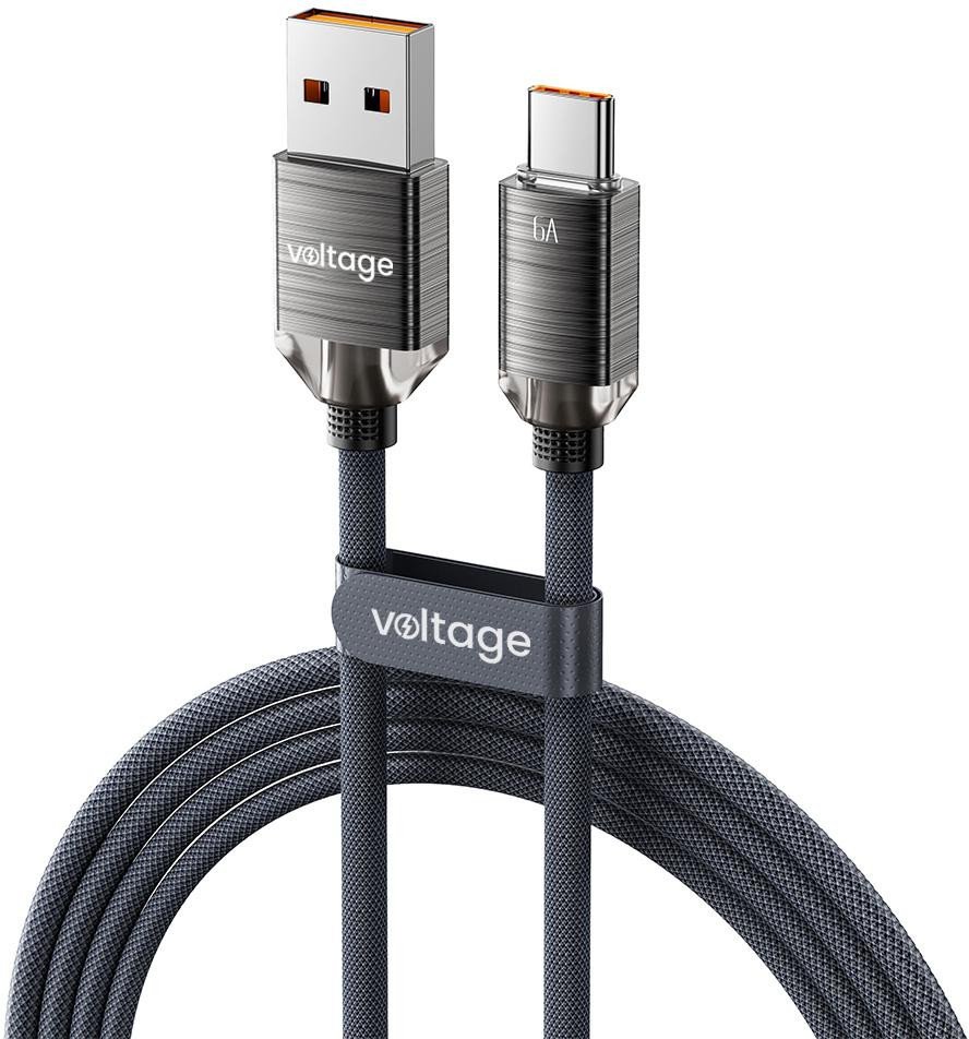 Kabllo USB Vention VEKC66AC200BK, USB A në USB C, 2 m, e zezë