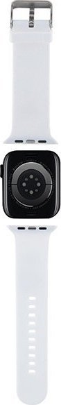 Rrip ore Karl Lagerfeld Rubber NFT Choupette, për Apple Watch 42 44 45mm dhe Ultra, i bardhë