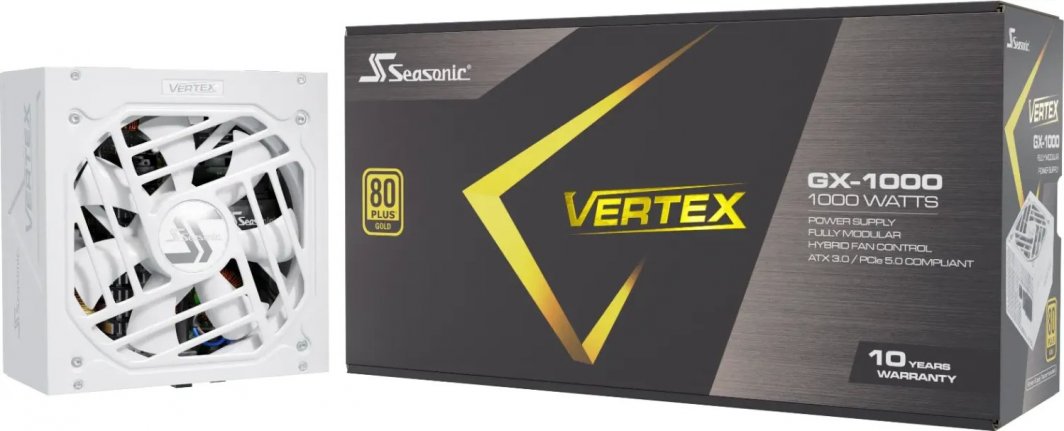 Burim energjie SeaSonic Vertex GX VERTEX-GX-1000-WHITE ATX 3.0, 1000W
