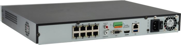 Video regjistrues rrjeti LevelOne GEMINI NVR-0508, 8 kanale PoE, deri 8MP, i zi