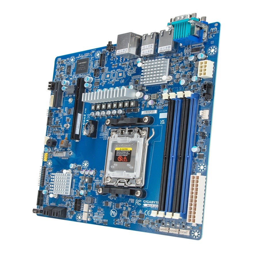 Motherboard serverik GIGABYTE MC13-LE1, AMD EPYC Ryzen, DDR5 ECC, MicroATX