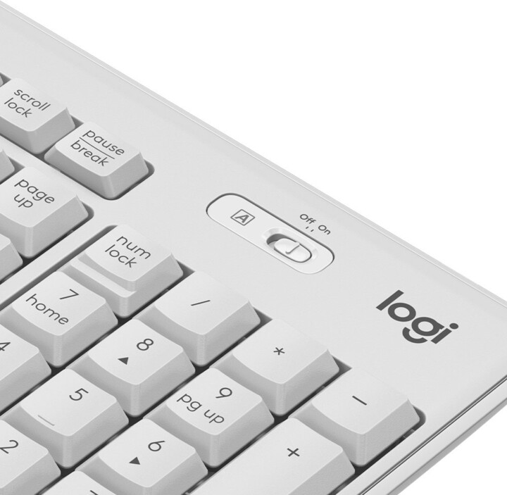 Set Logitech MK295 Silent, i bardhë