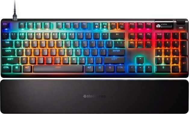 Tastierë SteelSeries Apex Pro Gen 3, mekanike, layout DE, me ndriçim RGB
