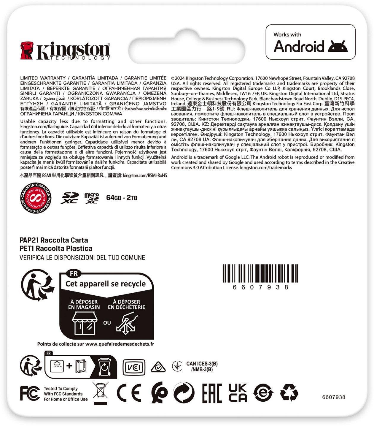 Kartë memorie Kingston Canvas Go Plus, 1TB, SDXC, 200MB/s