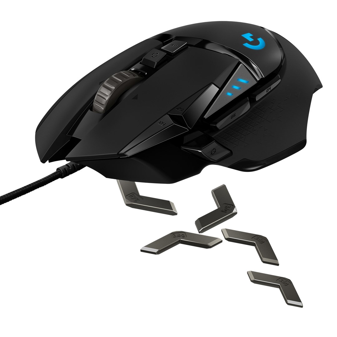 Maus gaming Logitech G502 Hero, 11 butona, RGB, i zi