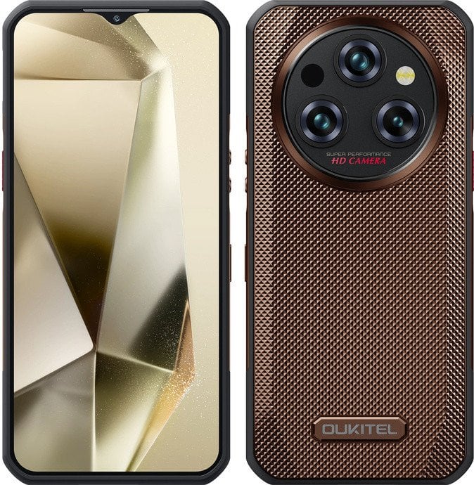 Telefoni Oukitel WP35, 6.6", 8/256GB, 11000mAh, kafe