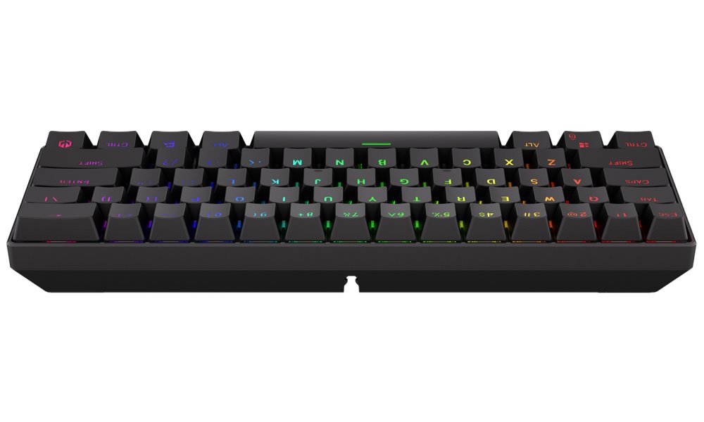 Tastierë Endorfy Thock Compact Wireless Red, Kailh Box Red, US, e zezë