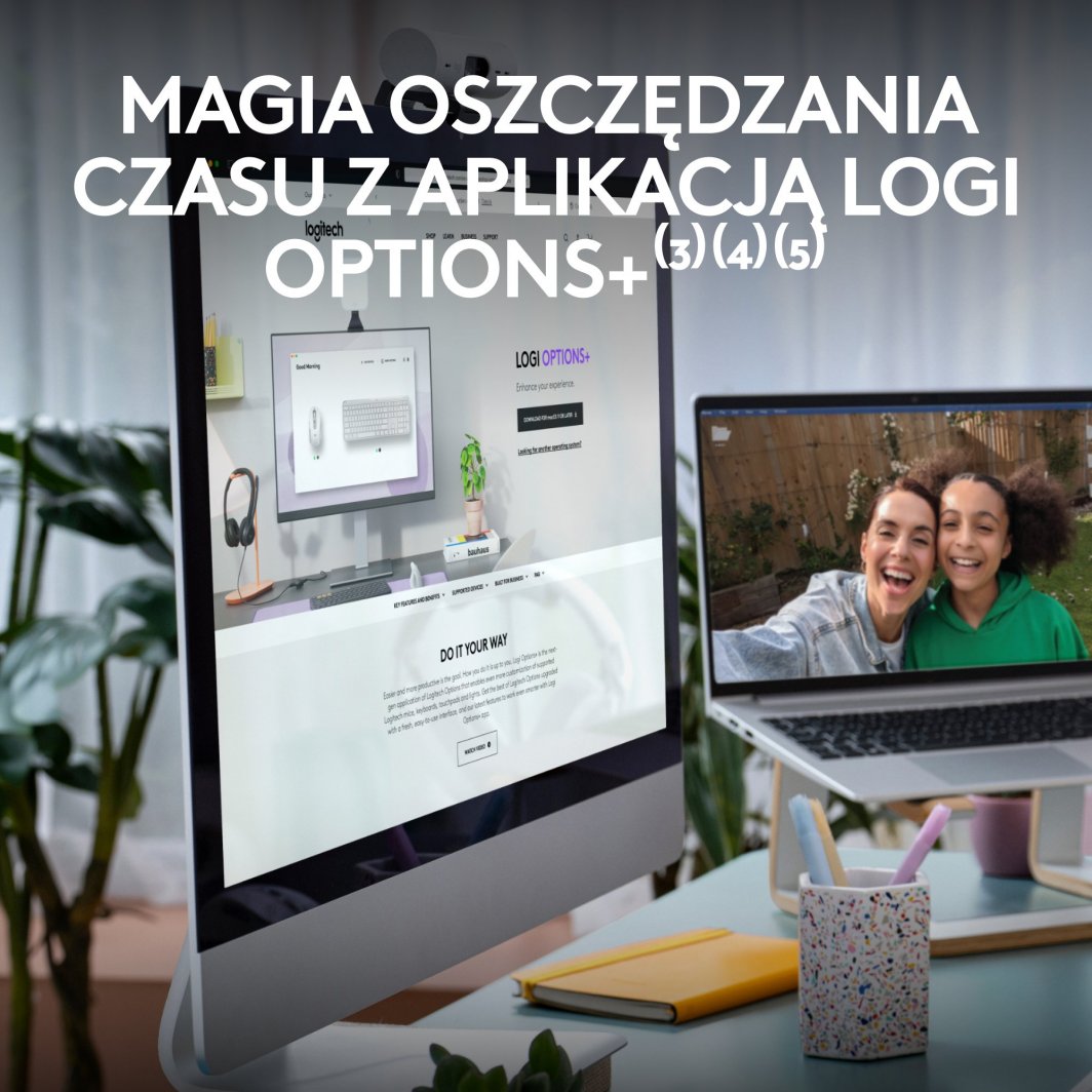 Set tastierë + maus Logitech Signature Slim MK950 (920-012491), i bardhë