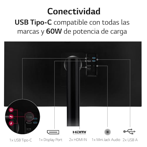 Monitor LG UltraFine Ergo 32UN880P B, 32", 4K HDR, i zi