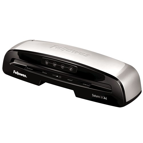 Laminator Fellowes Saturn 3i A4, 300 mm/min, i zi argjend