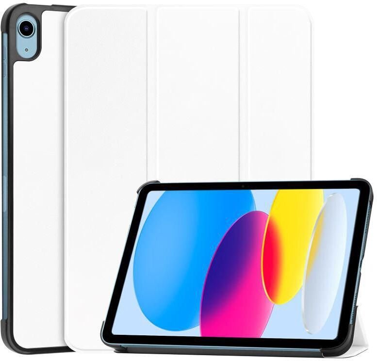 Mbulesë tablet CoreParts Tri fold Caster për iPad 10th Gen 2022, funksion Wake Sleep, e bardhë
