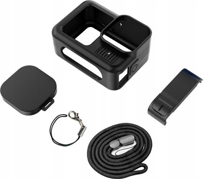 Mbulesë mbrojtëse silikoni Puluz për GoPro Hero 13, rezistente, e zezë