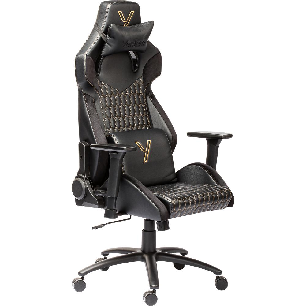 Karrige Gaming Yenkee YGC 110GD ONYX, E zezë me të artë