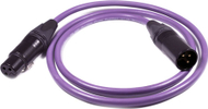 Kabllo zëri Melodika MD1X100 Interconnect, XLR në XLR, 10m, vjollcë