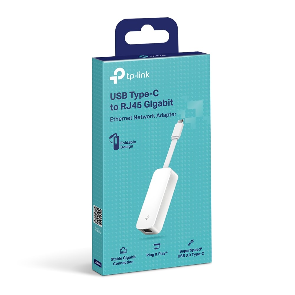 Përshtatës rrjeti TP-Link UE300C, USB-C, Gigabit, i bardhë