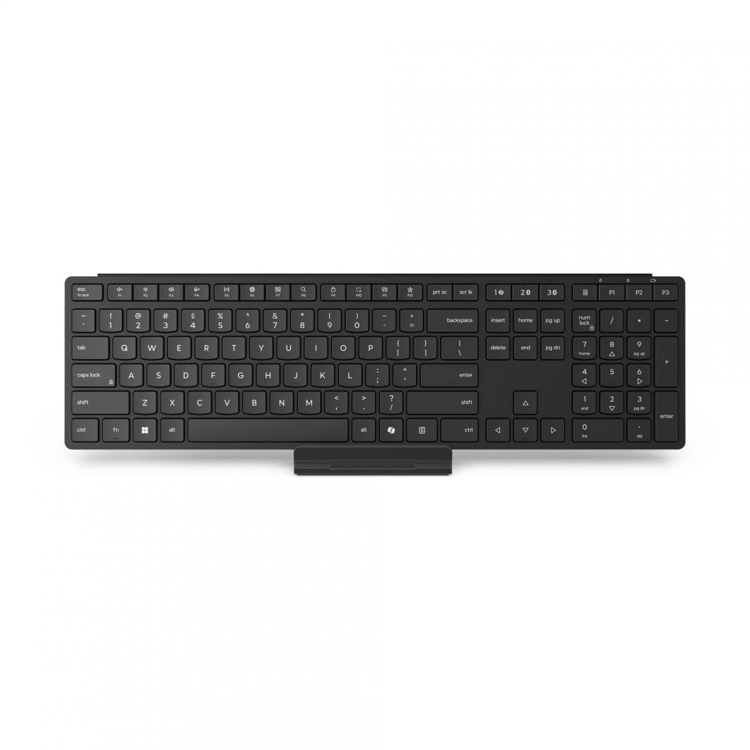 Tastierë wireless Lenovo 6000 Multi Mode Pro, layout anglisht US, e zezë