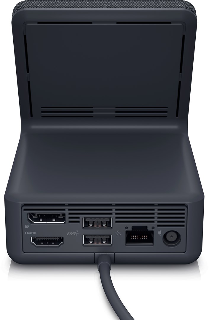 Stacion dokimi Dell Dual Charge HD22Q, USB-C, 90W, karikim wireless, i zi