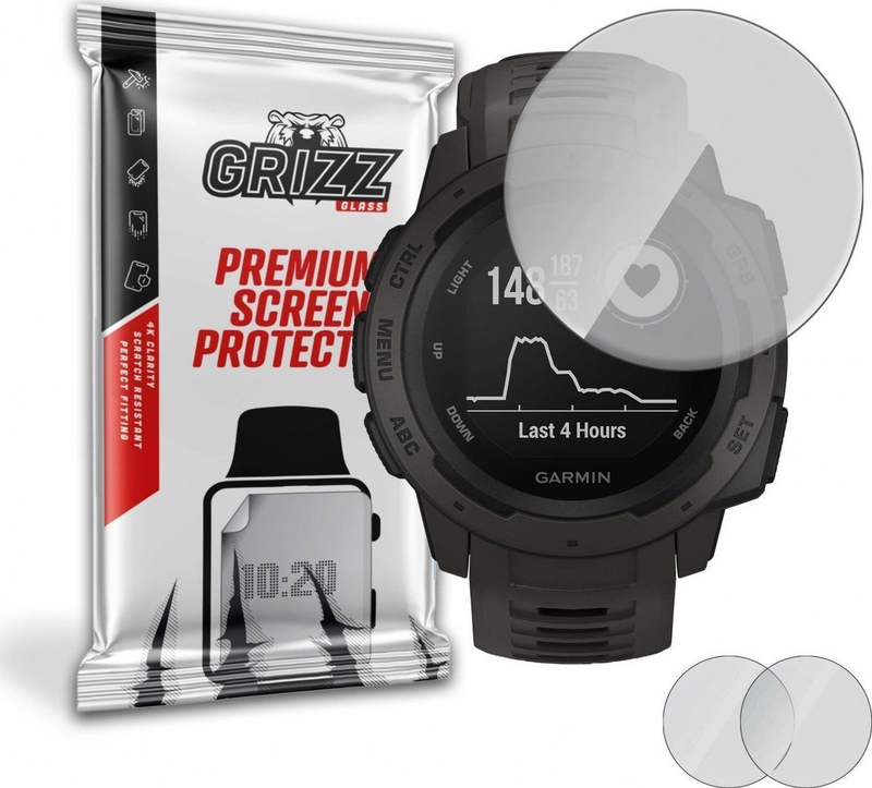 Mbrojtëse ekrani GrizzGlass Matte Film, për Garmin Instinct, transparente matte