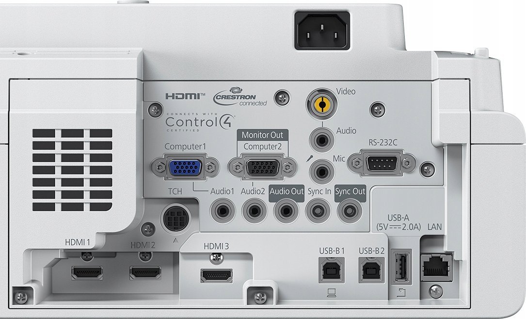 Интерактивен проектор Epson EB-760Wi, 4100 ANSI Lumens, WXGA 1280x800, бел