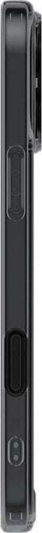 Заштитна маска за телефон Spigen Ultra Hybrid T MagSafe, за iPhone 16 Pro, проѕирна, црна рамка