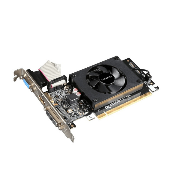 Kartë grafike GIGABYTE NVIDIA GeForce GT 710, 2 GB GDDR3, GV-N710D3-2GL