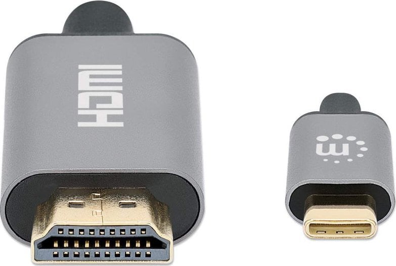 Kabllo adapter USB C në HDMI 4K 60Hz, 2 m, i zi