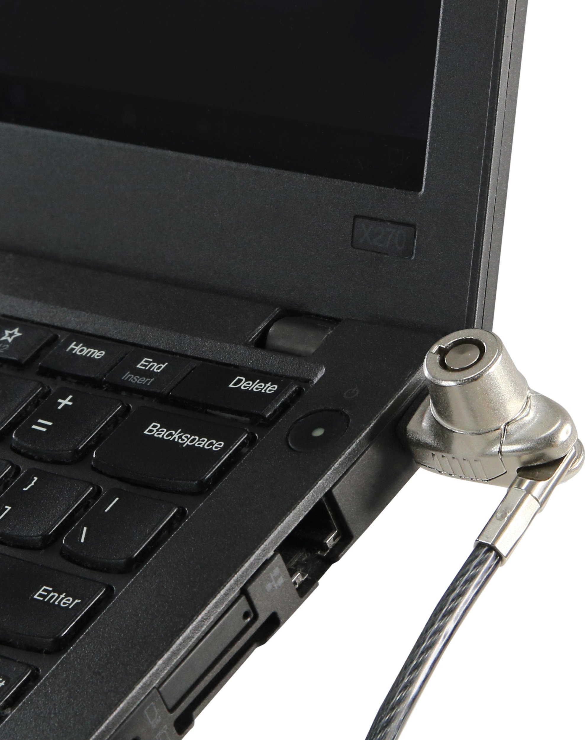 Kabllo sigurie për laptop Dicota BASE XX Nano, 1.5m, me çelës, e zezë argjendtë