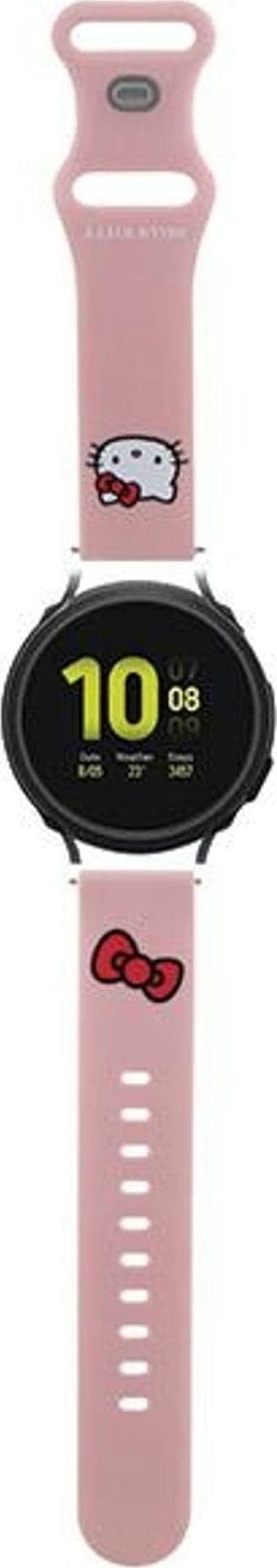 Rrip smartwatch Hello Kitty Silicone Kitty Head, universal 20mm, silikon, rozë