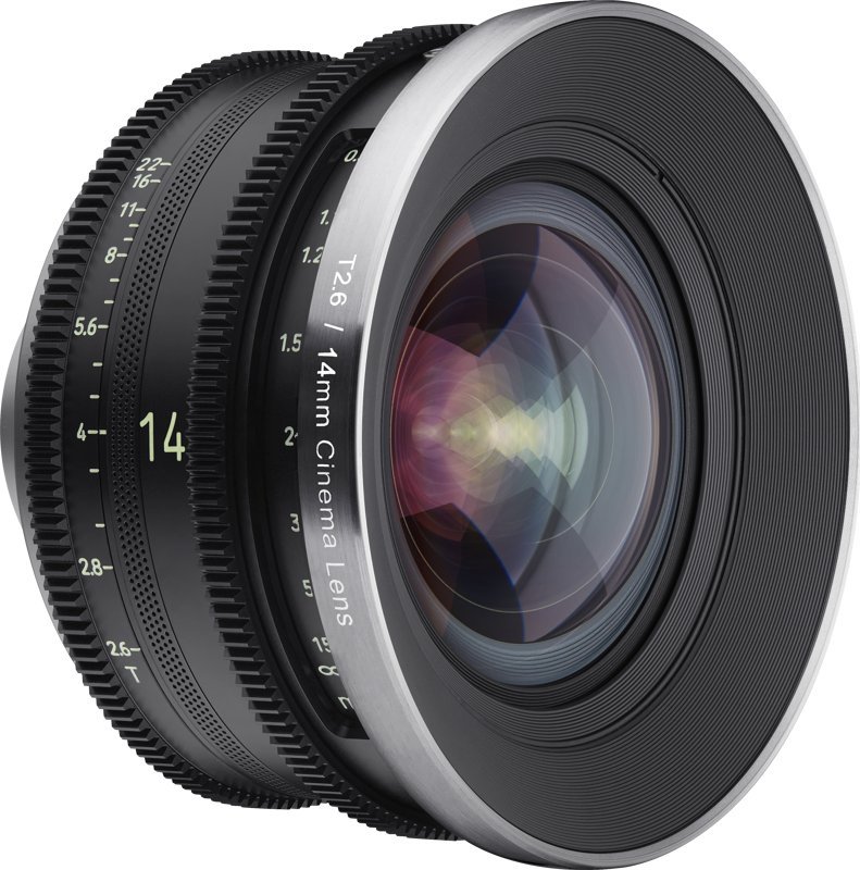 Lentë kineamatografike Samyang XEEN Meister 14mm T2.6, Canon EF, për Full Frame dhe APS C, e zezë