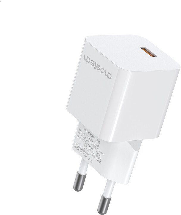 Karikues Choetech PD5010, USB-C, PD, 20W, i bardhë
