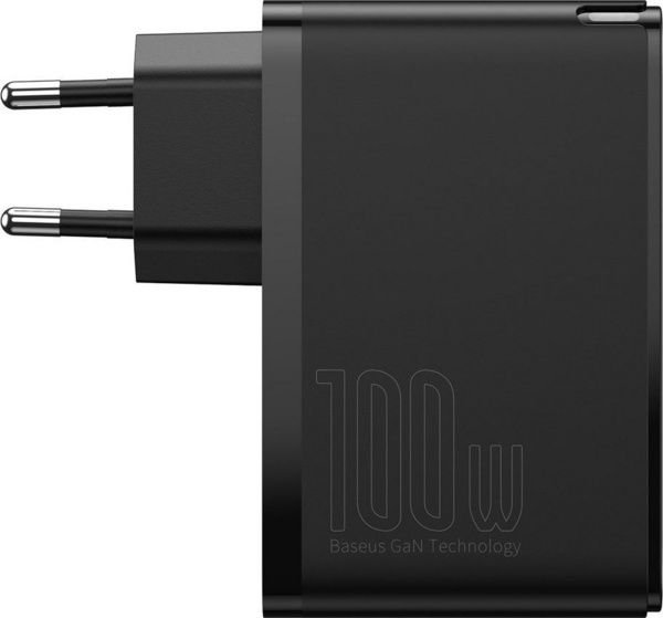 Karikues Baseus GaN2 Pro 2x USB-A 2x USB-C 3 A (BSU2726BLK), 100 W, i zi
