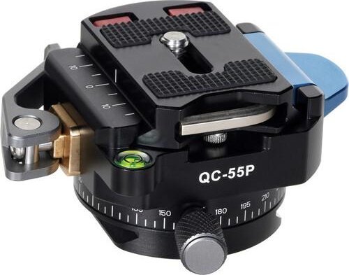 Plakë shpejtlirimi Sirui QC-55P, fileto 3/8" dhe 1/4", e zezë