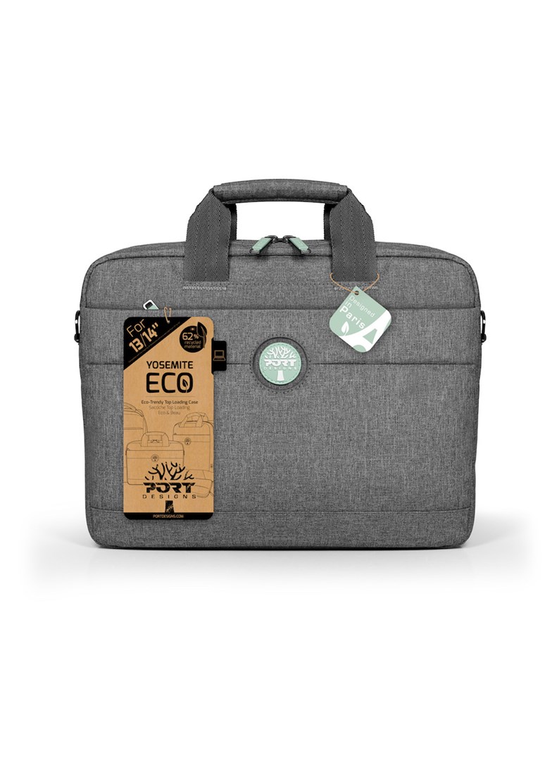 Çantë dore për laptop Port Designs YOSEMITE Eco TL, 14", e hirtë