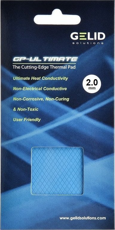 Jastëk termik Gelid Ultimate TP-GP04-D, 90x50 mm, trashësi 2 mm, gri
