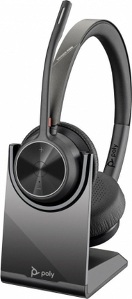 Kufje pa tela Poly Voyager 4320 UC, Bluetooth, me mikrofon, të zeza