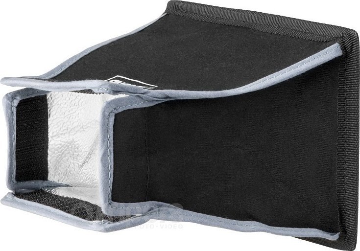 Softbox Aurora Microbox SS për blic kamere, 10x14 cm, i zi